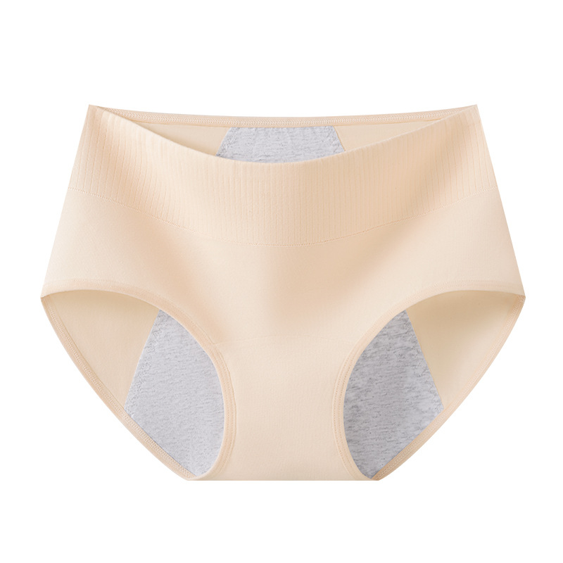 Calzoncillos de algodón de período menstrual 10A entrepierna antibacteriana entrepierna de algodón tía período menstrual ensanchamiento a prueba de fugas calzoncillos de mujer