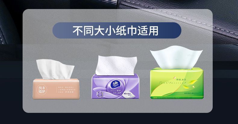 Car Armrest Box, Meal Paper, Tissue Box, Car Armrest Box, Water Cup Holder, In-Car Storage Paper Drawer Storage