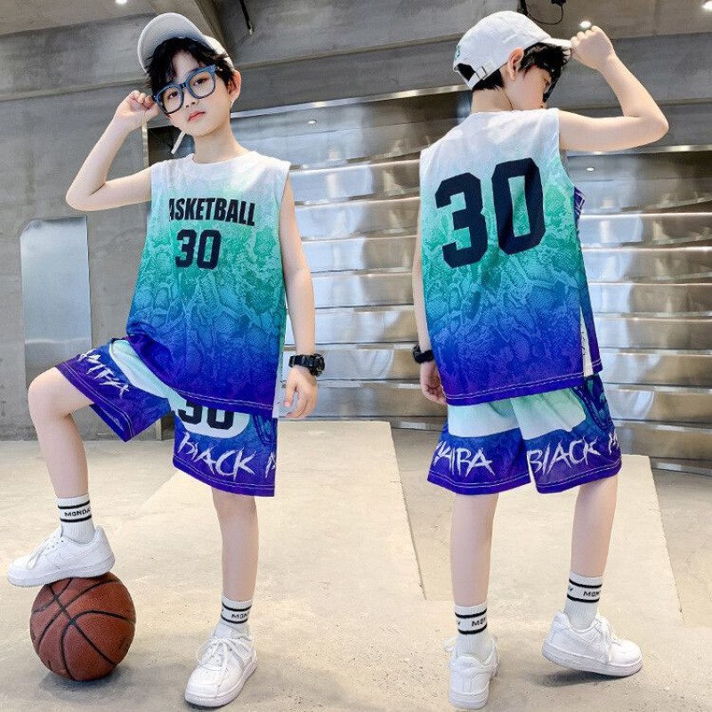 "그라데이션 그린(30호) 조끼 슈트"