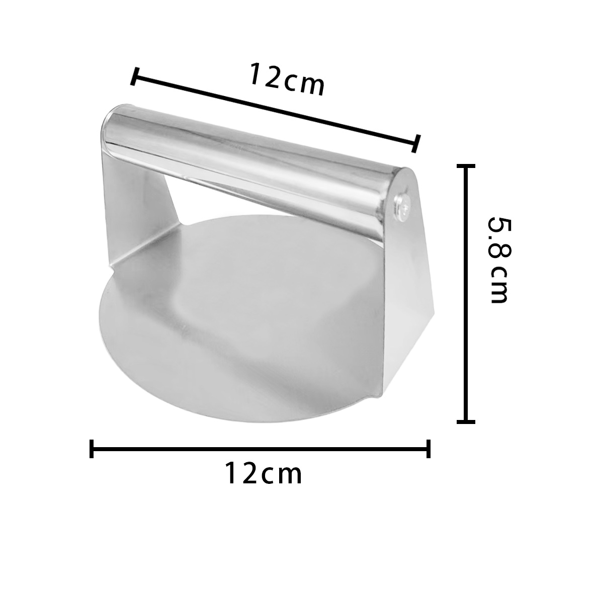 12cm 케이크 프레스 광택 나사 모델