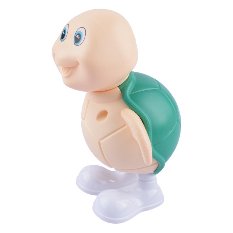 Clockwork saltando juguete cadena Jumping tortuga nostálgico de los niños pequeño juguete dibujos animados Pequeño animal puesto al por mayor