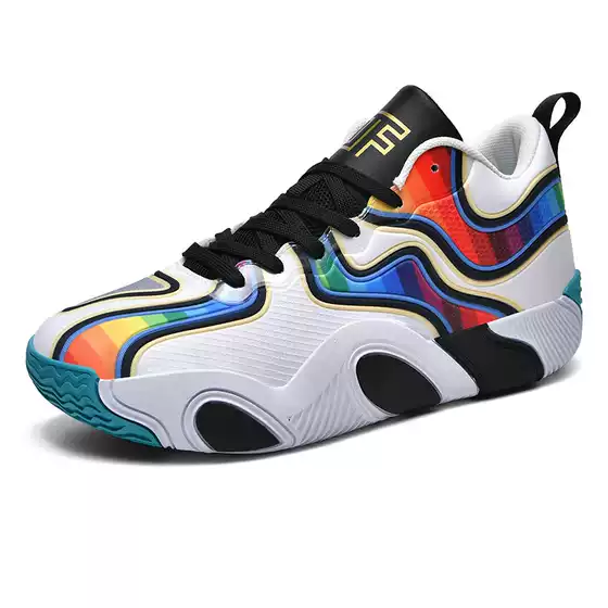 Basketball Shoes for Teen Boys Girls, New Arrival Combat Sneakers with Rubber Sole, Training Shoes for Middle & Elementary School Students