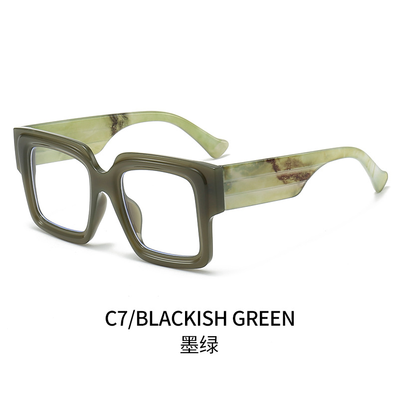 다크 그린 프레임 투명 시트