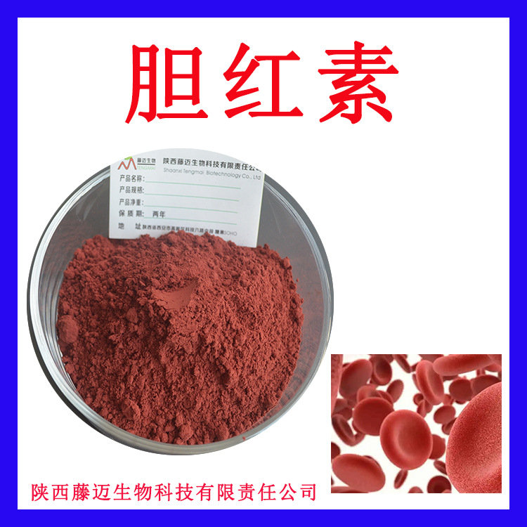 胆红素98% 现货猪胆提取物原料 635-65-4支持检测1g/袋起订