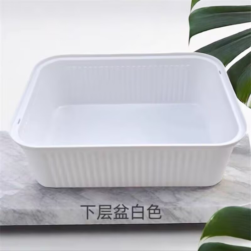 흰색 하부 세면대 + 삽