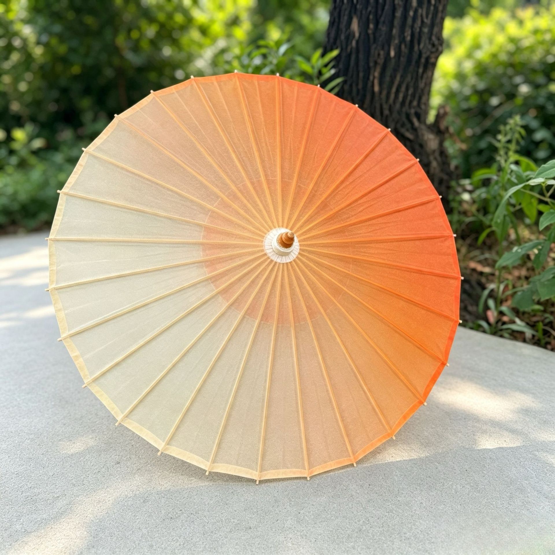 Traditional oil-paper umbrella, Chinese-style solid color antique oil-paper umbrella, scenic area decorative umbrella, stage performance prop umbrella, new model in stock