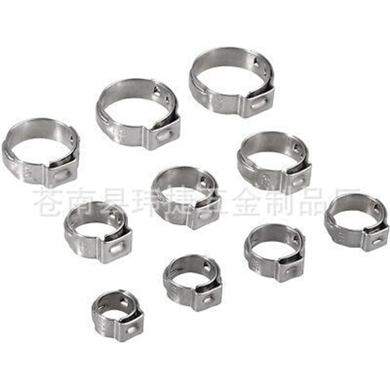 Exclusividad transfronteriza 170pcs abrazadera sin extremos de una oreja con abrazadera azul con pegatina duradera