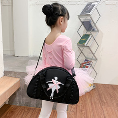 Dance Bag New Children's Single Shoulder Dance Backpack Latin Ballet School Bag Printed Girls' Princess Dancing Bag