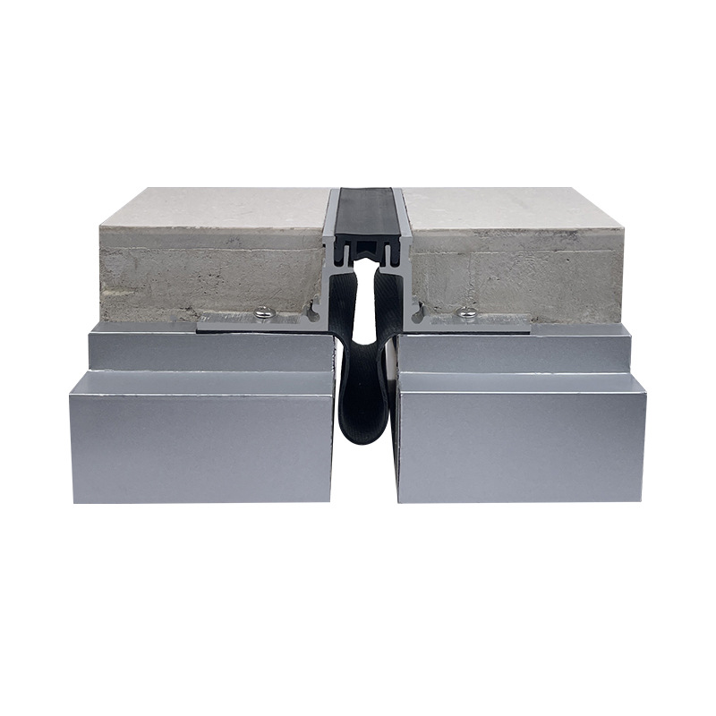 安徽专业变形缝厂家楼地面变形缝单列嵌平型EPDM橡胶铝合金基座