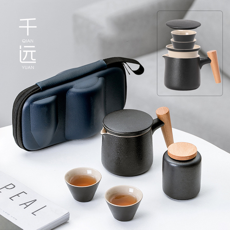Handheld simple tea set for traveling