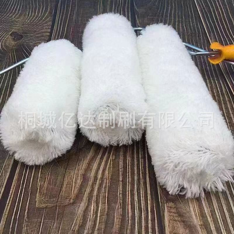 棉线长毛无死角滚筒刷不掉毛6寸8寸9寸油漆乳胶漆涂料涂刷工具批