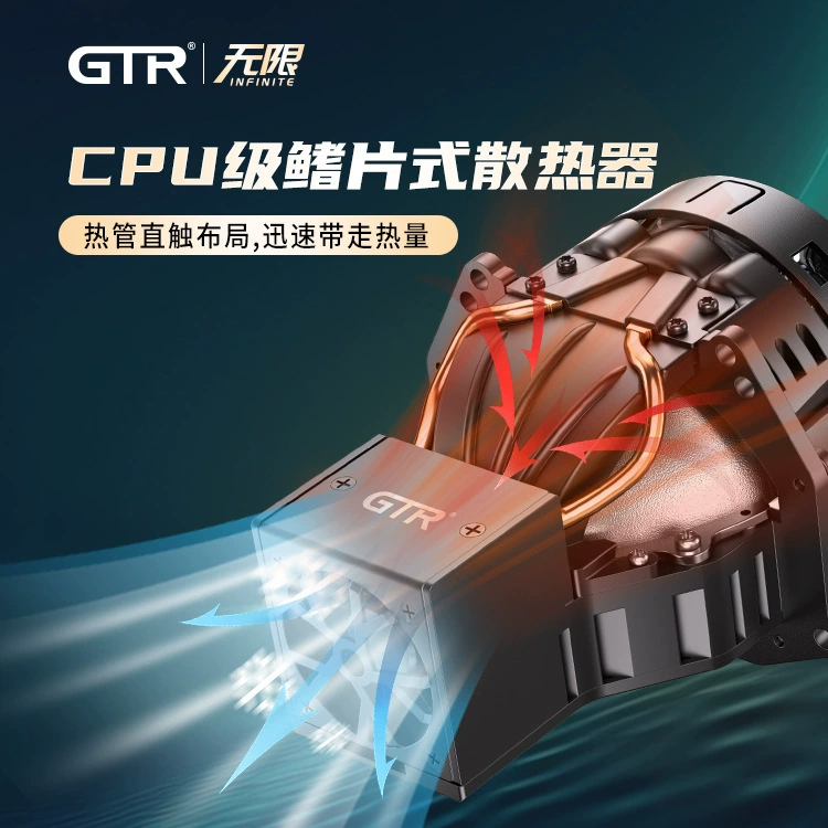 GTR три прямых лазера автомобильные фары, лазерная фара с линзой, линза высокой мощности, источник света, LED подсветка
