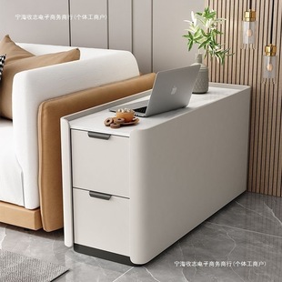 New Style Other Simple Modern Pine Multifunctional Eco-Friendly Paint-Free Sofa Side Cabinet with Drawers