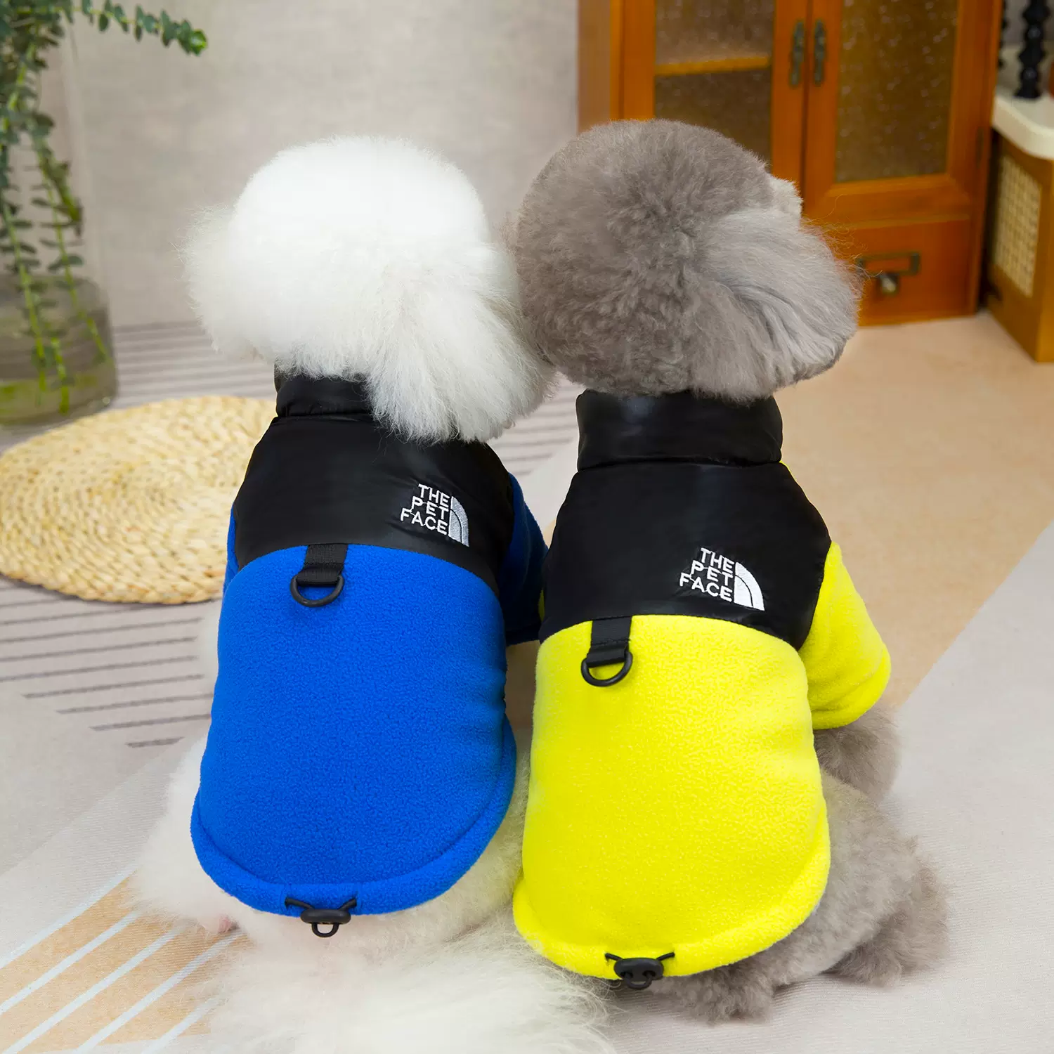 狗狗猫咪衣服宠物冬季时尚泰迪比熊雪纳瑞博美防雪棉服加厚棉衣