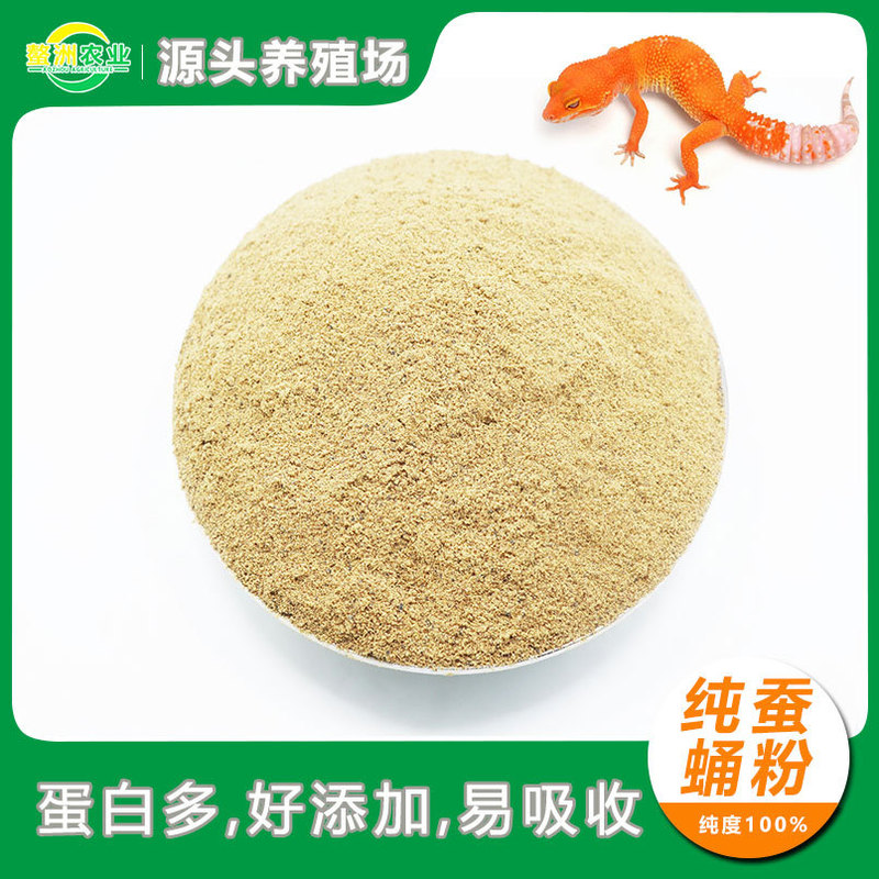 Silkworm Pupa Powder Insect Protein Powder Wholesale for Geckos, Bearded Dragons, and Reptile Pets, Animal Feed Grade
