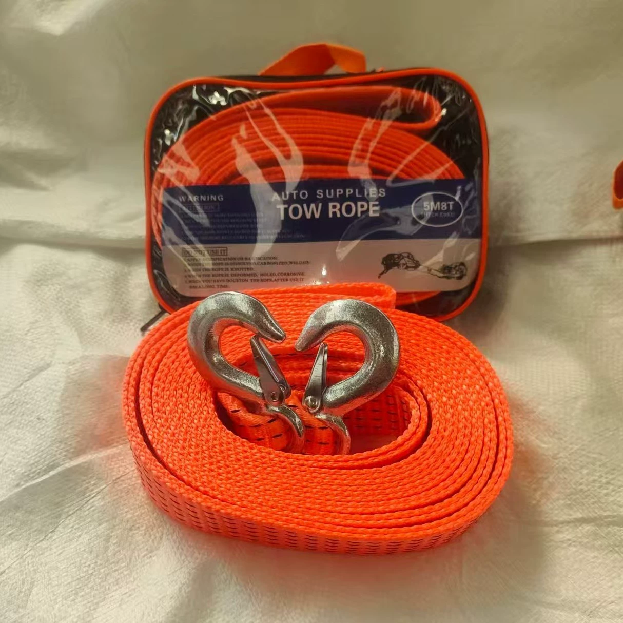 拖车绳5米5吨5米8吨5米10吨拖车绳 拖车带 汽车拉车绳 牵引绳