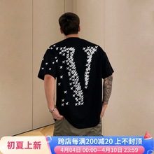 专柜同款VLONE CRAZY小飞机大V小众潮牌美式夏季纯棉宽松男士情侣