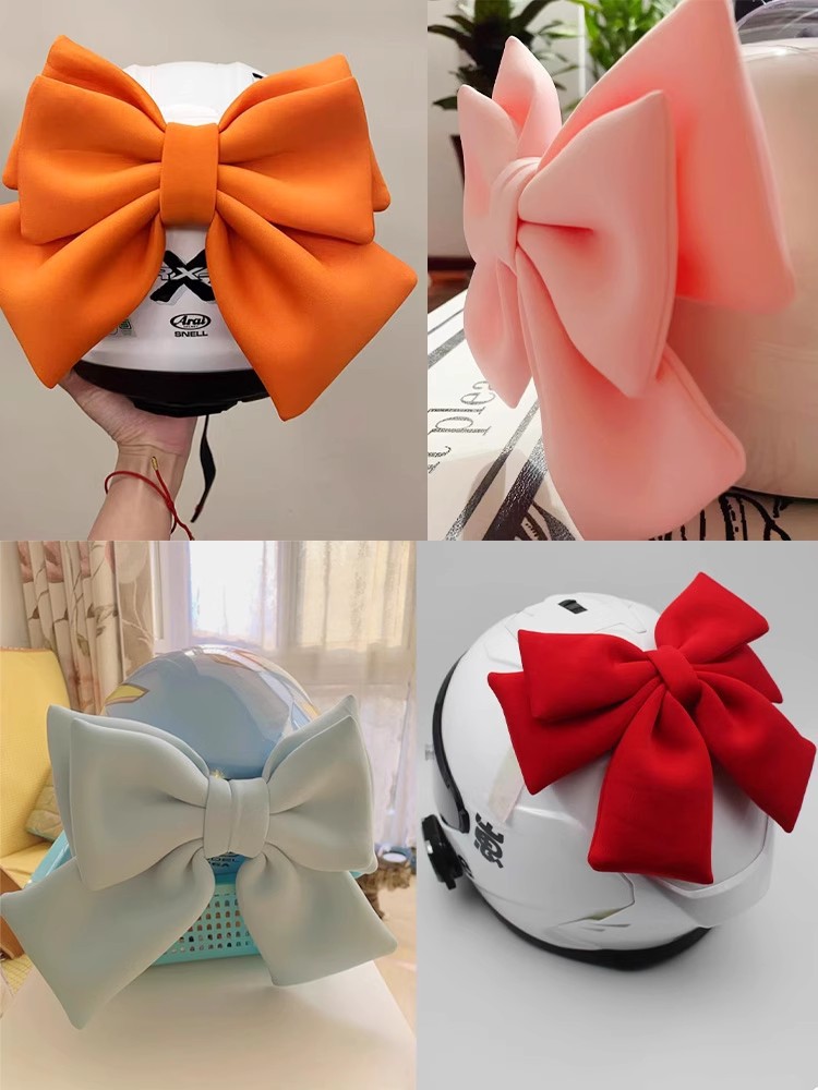 Electric car decoration accessories Yadi Emma bell battery car rear seat bow decoration can be customized color