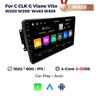 Applicable to Mercedes-Benz W209Mercedes DVD Navigation - m95s-232-quad-core-wifi-version