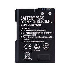 EN-EL14/A battery is suitable for Nikon cameras D3200 D3400 D5100 D5200 D5400 D5600