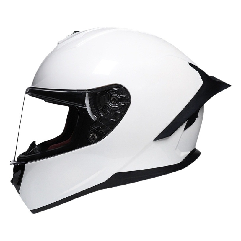 Casco de motocicleta Orz para hombres y mujeres, casco integral de verano con gran alerón trasero para todas las estaciones, certificado por DOT, transfronterizo.