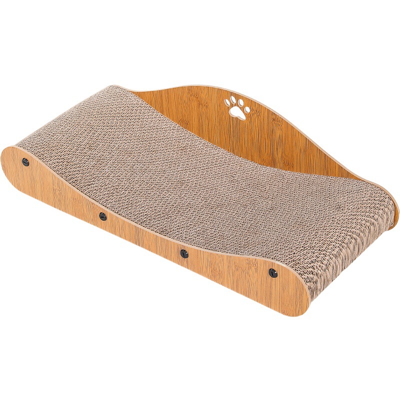 Tablero para rascar gatos transfronterizo, nido para gatos, lavabo para gatos, molienda de garras que no se desprende, suministros para mascotas de papel corrugado resistente al desgaste, venta al por mayor de Amazon