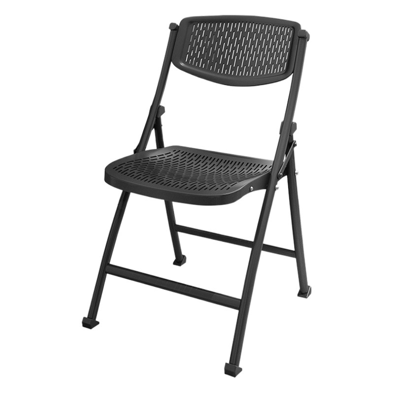 Plastic Folding Chair Hollow Folding Backrest Chair Portable Exhibition Chair Business Office Chair Conference Training Folding Chair