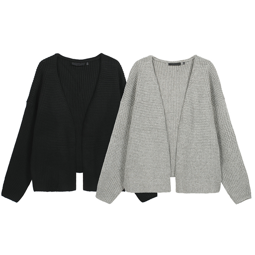 24FW nuevo FOG ESSENTIALS piña flor de punto Cardigan suéter casual suelto para hombres y mujeres