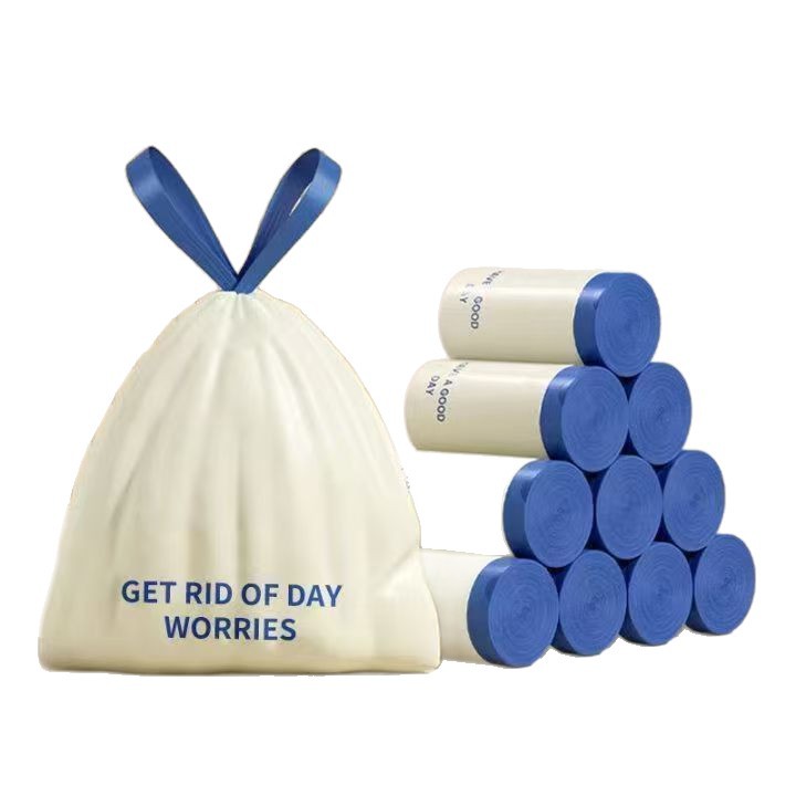 [Special 2000] Bolsa de basura sin desgarro de viento de crema para repelente de mosquitos domésticos gruesos portátiles de cocina limpia extra gruesa