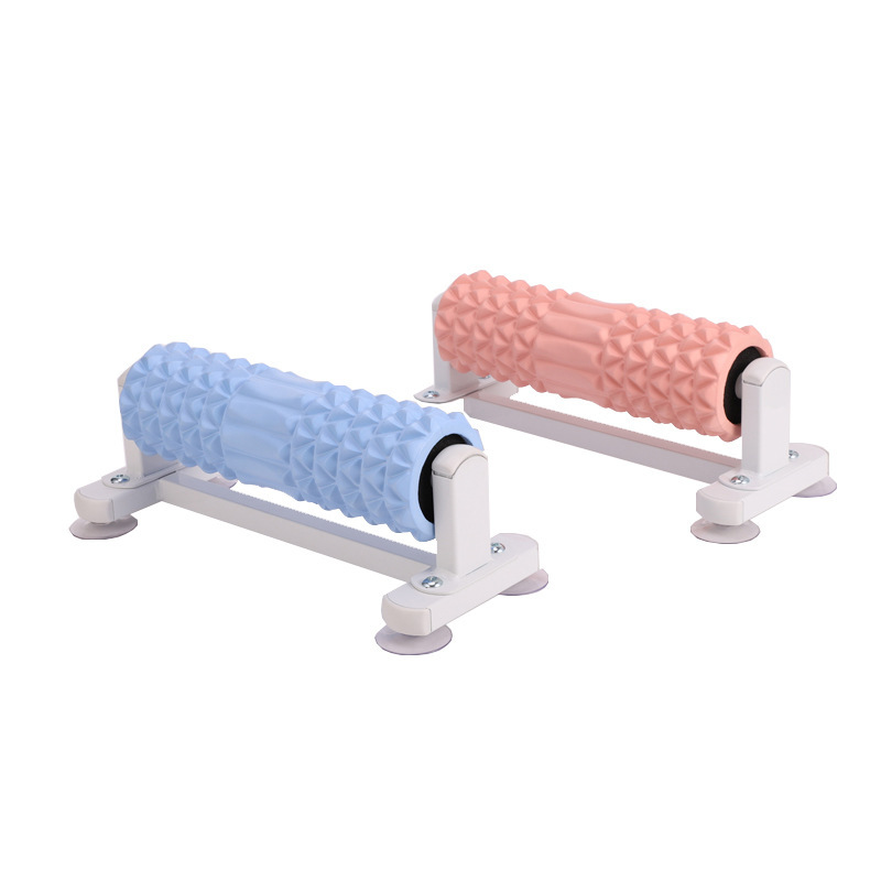 Customizable 37cm Muscle Relaxation Foam Roller Massage Mace Fascial Yoga Column Roller with Suction Cup