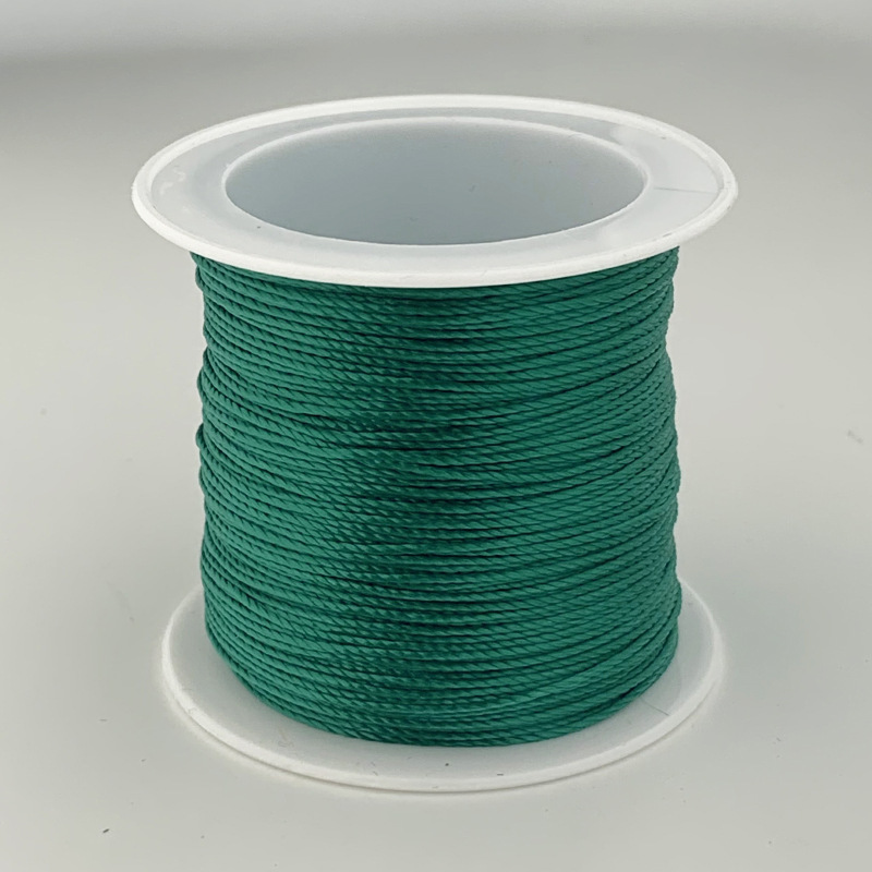 12 hilos de alambre trenzado hilo rojo hilo de color Morandi cuerda trenzada collar cuerda cuerda trenzada a mano material de bricolaje