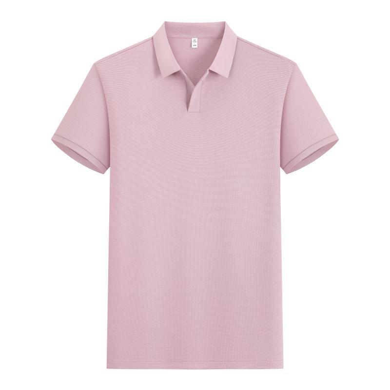 200G camiseta polo 2025 verano de manga corta ropa de trabajo de hombres y mujeres logotipo de impresión personalizado