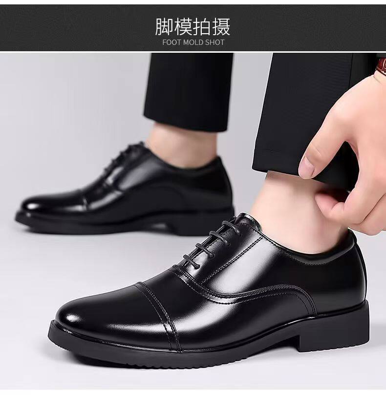 Giày da nam đế mềm kiểu ba mảnh cao cấp dễ phối đồ — Dây buộc WZ33, WZ55 giày lười chi tiết 13