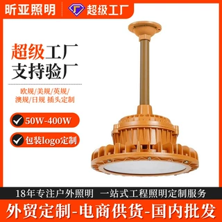 哇噢跨境LED防爆工矿灯 化工厂加油站防爆防爆灯三防圆形照明灯具