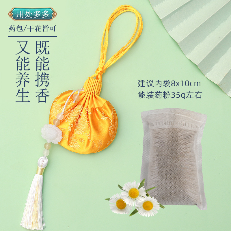 Sachet embroidery palace sachet empty bag lavender mugwort sachet purse purse portable pendant sachet empty bag low price