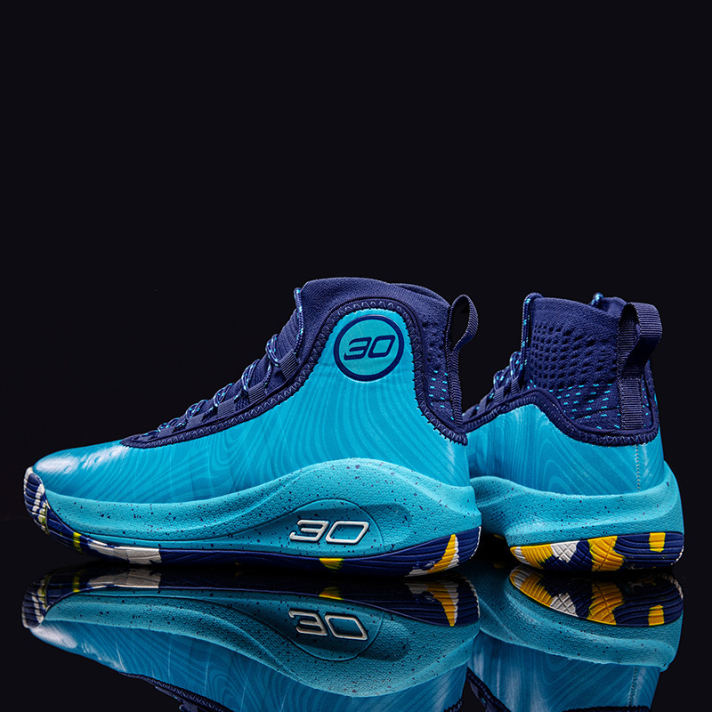 Dropshipping Curry 8Th Generation Basketball Shoes Men's Shoes High-Top Professional Shock-Absorbing Sneakers 9 Female Primary and Secondary School Students and Older Children's Sports Shoes 10