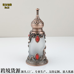 Dubai perfume bottle, Xinjiang, Vietnam, Middle East essential oil bottle, retro perfume glass, partitioned empty bottle, cross-border supply source, wholesale