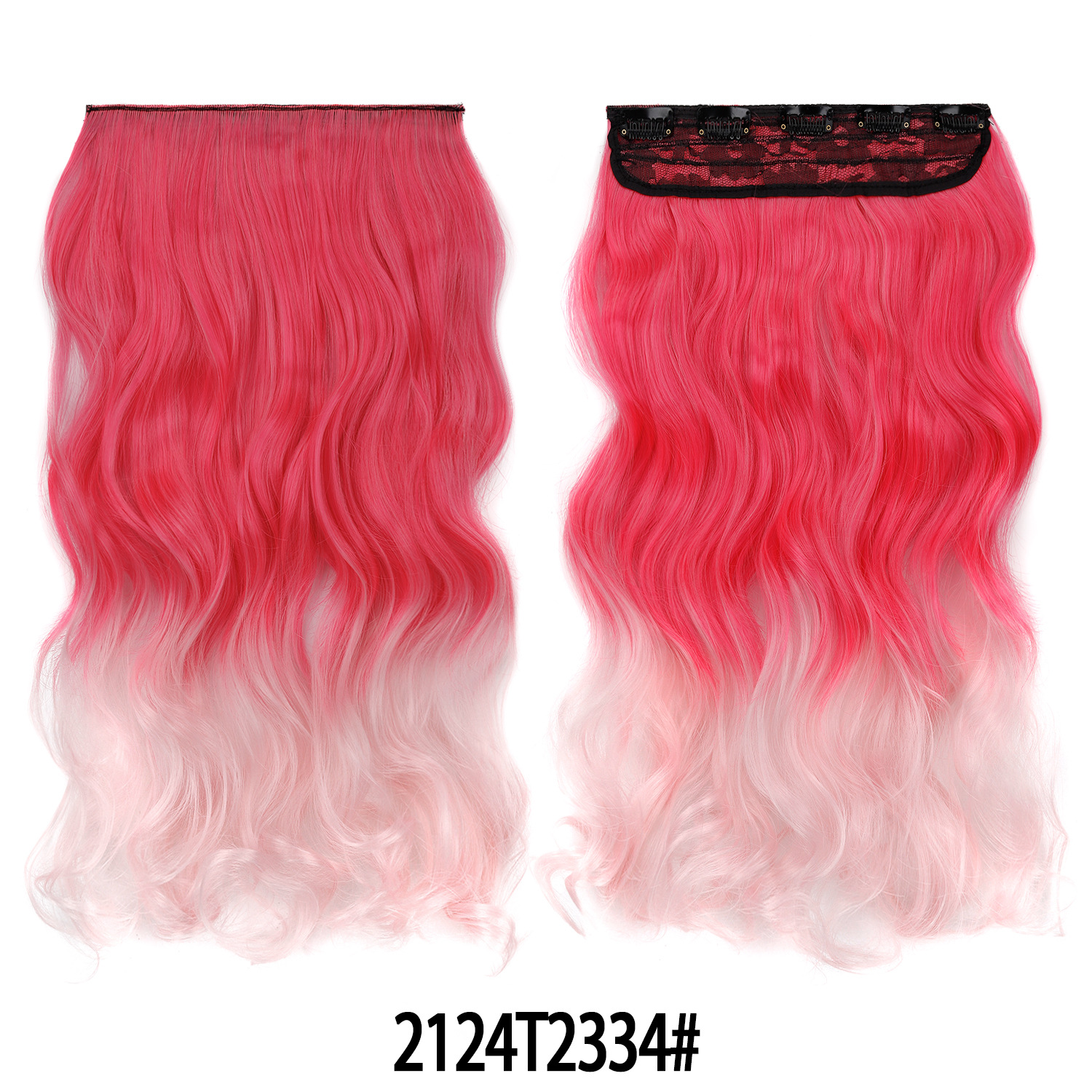 42. Pink gradient pink white
