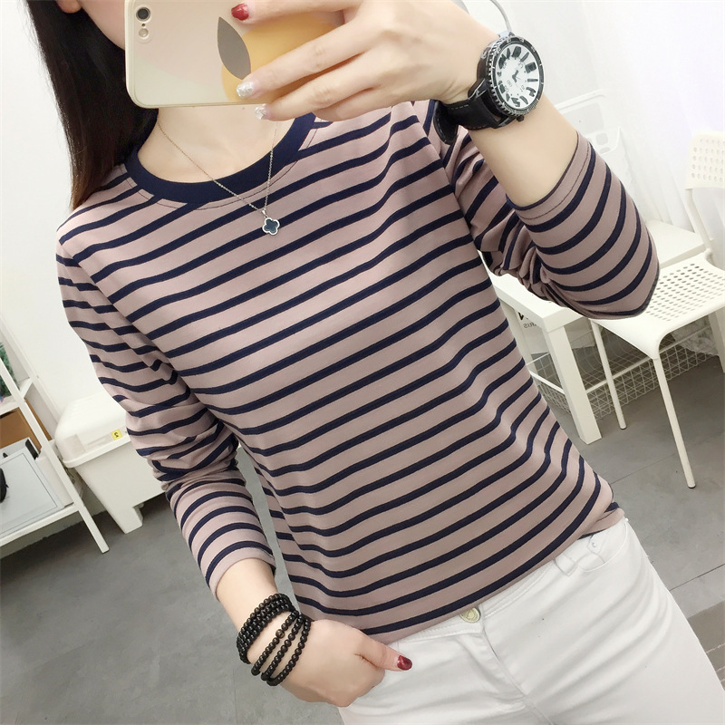 Autumn Top New Long-sleeved T-shirt Women's Pure Cotton Base Shirt for Middle-aged Mothers Western Style T-shirt Autumn Clothes Autumn Top New Long-sleeved T-shirt Women's Pure Cotton Base Shirt for Middle-aged Mothers Western Style T-shirt Autumn Clothes
