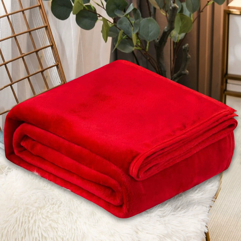 Фланелевое коралловое одеяло, 230 г/м², размеры 50×70–200×230 см