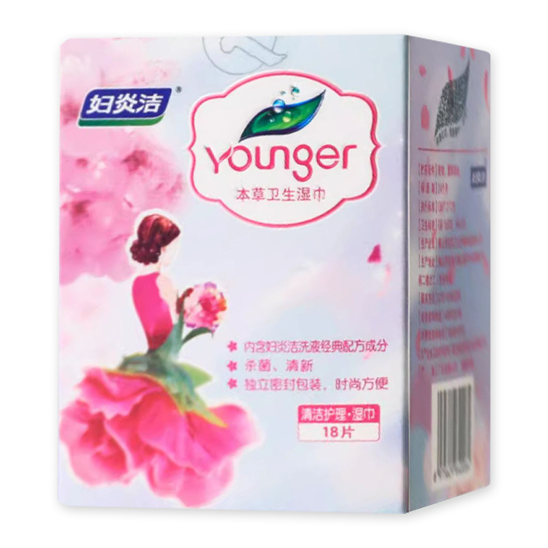 푸옌.허벌 위생 물티슈 벚꽃 18매