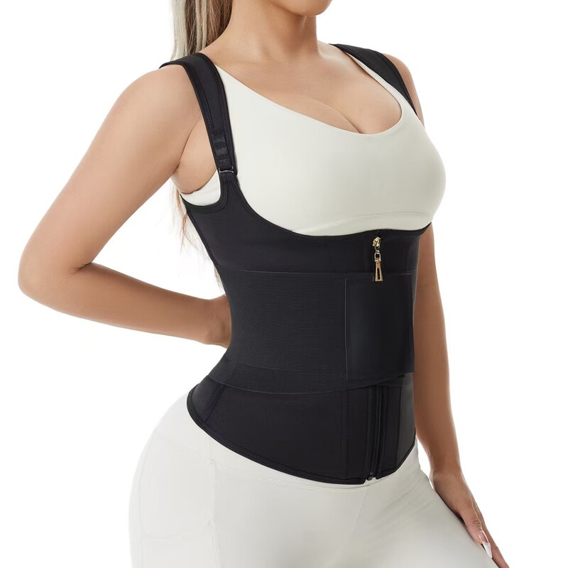 Abdominal Belt Zipper Vest for Women, Sports Fitness Abdominal Tightening Belt, Women's Waist Belt Support Belt Abdominal Belt Zipper Vest for Women, Sports Fitness Abdominal Tightening Belt, Women's Waist Belt Support Belt