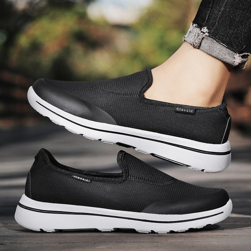 Summer Bestseller Large Size 46 Slip-On Breathable Men's Mesh Sports Casual Lightweight Loafers_vogvips.com