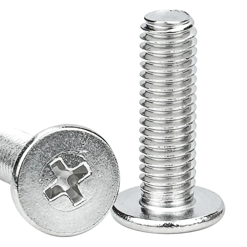 304 нержавеющая сталь см большой винт с плоской головкой крестообразный Винт с тонкой головкой крепежный винт с плоской головкой M3/M4/M5/M6