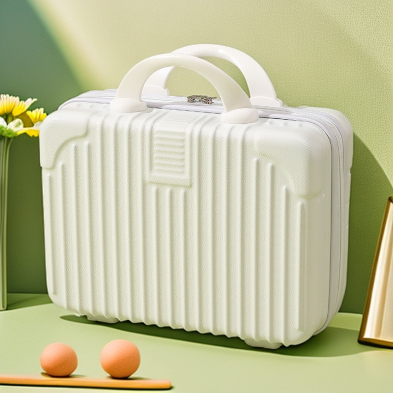 14inch Makeup Suitcase, Lightweight Carry-On Suitcase, Abs Trolley Case, Custom Storage Box