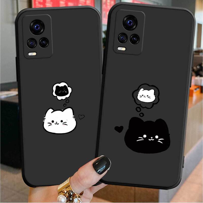 Suitable for vivo S7 phone case, V2020A cartoon protective case, silicone anti-drop matte soft case, full coverage, new and stylish design