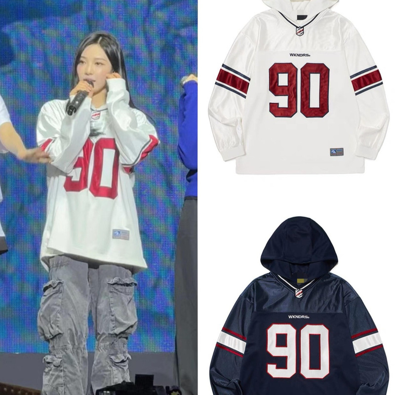 in stock Ning Yizhuo Same South Korea Designer Trendy Brand Embroidery Loose Casual Hooded Jersey Sweat for Women Couple in stock Ning Yizhuo Same South Korea Designer Trendy Brand Embroidery Loose Casual Hooded Jersey Sweat for Women Couple