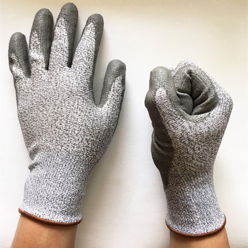 Level 5 anti-cut gloves HPPE anti-bite and anti-stab butchery kitchen fishing and killing children's labor protection gloves wear-resistant