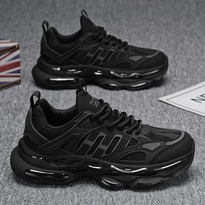 Весенний новый попкорн нижняя сетка дышащая папочка обувь 2025 модные мужские кроссовки холодная липкая мужская обувь