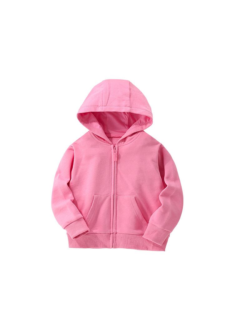 Cross-border malwee chaqueta de niña otoño y invierno nuevo estilo europeo y americano para niños con sombrero casual de manga larga cardigan